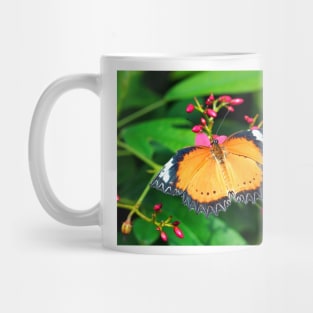 Common Orange Lacewing Butterfly Mug